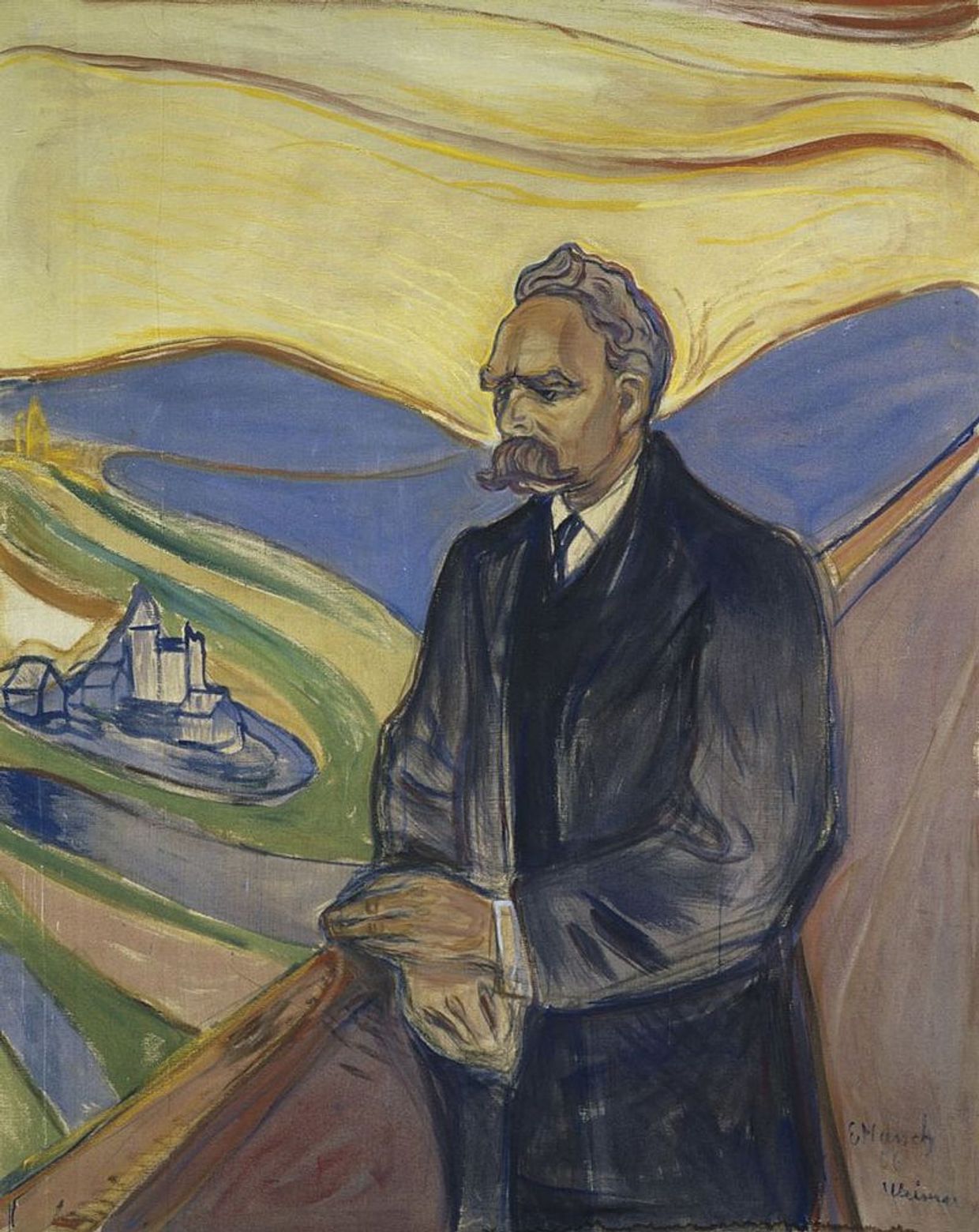 Эдвард Мунк «Портрет Фридриха Ницше», 1906 год Эдвард Мунк «Портрет Фридриха Ницше», 1906 год