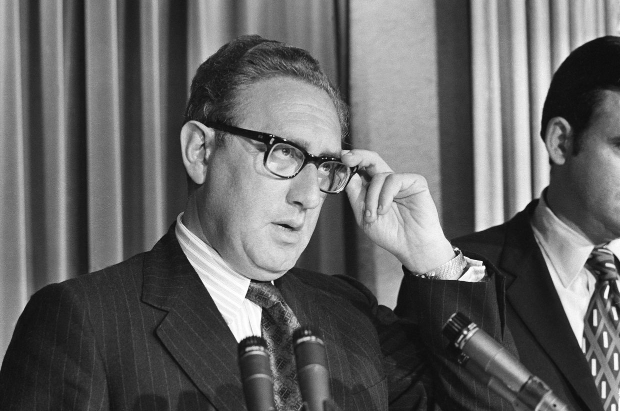 Бывший госсекретарь США Генри Киссинджер, 1971 год