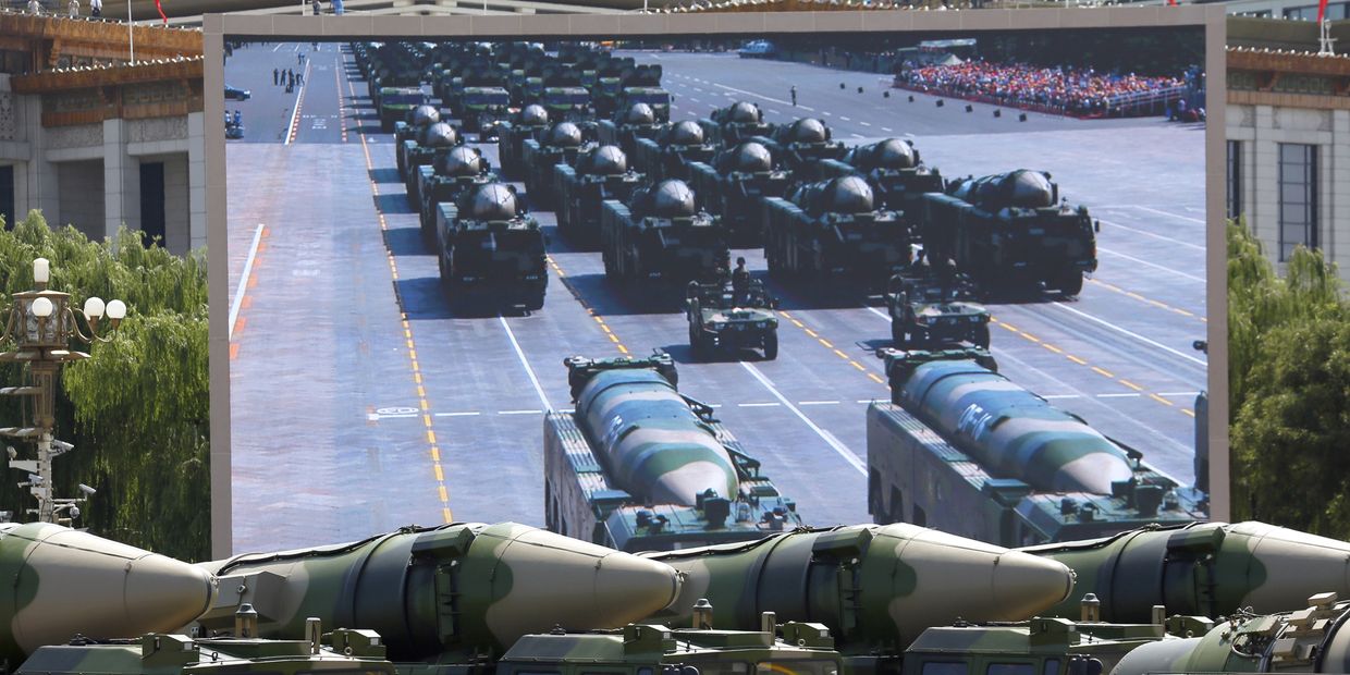 Ракеты DF-21D на параде в Пекине, посвященном победе в Японо-китайской войне