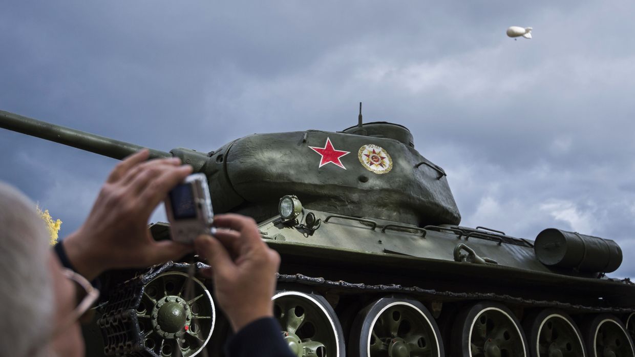 Танк Т-34 периода Великой Отечественной войны на 10-й международной выставке Russia Arms Expo