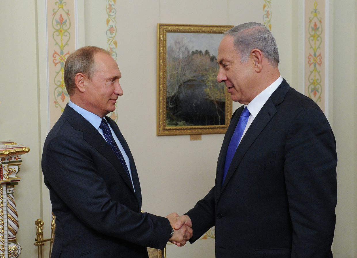 Встреча президента РФ В.Путина с премьер-министром Израиля Б.Нетаньяху
