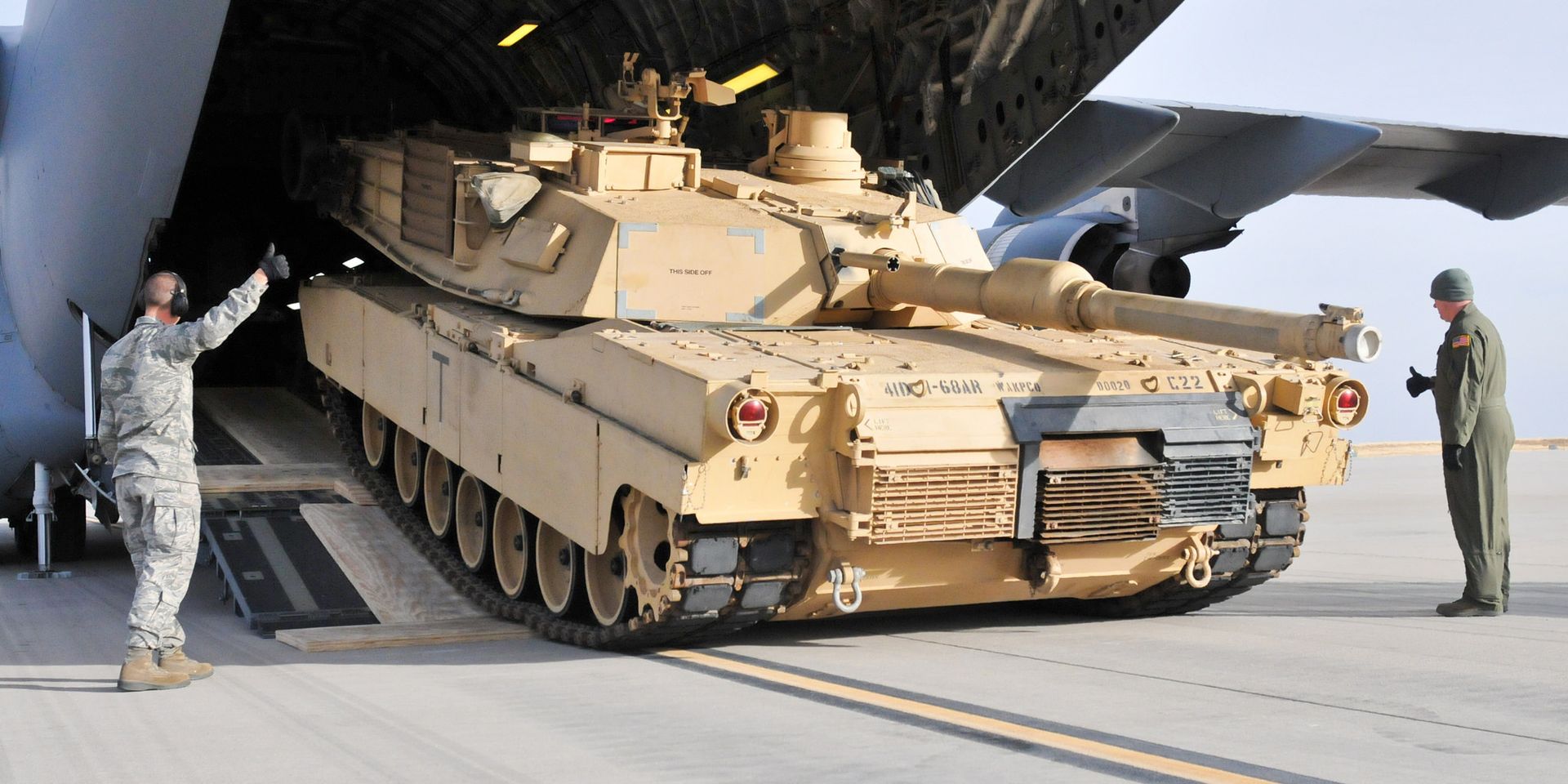 Американский танк Abrams M1A2 SEP (V2) - ИноСМИ, 1920, 25.01.2023