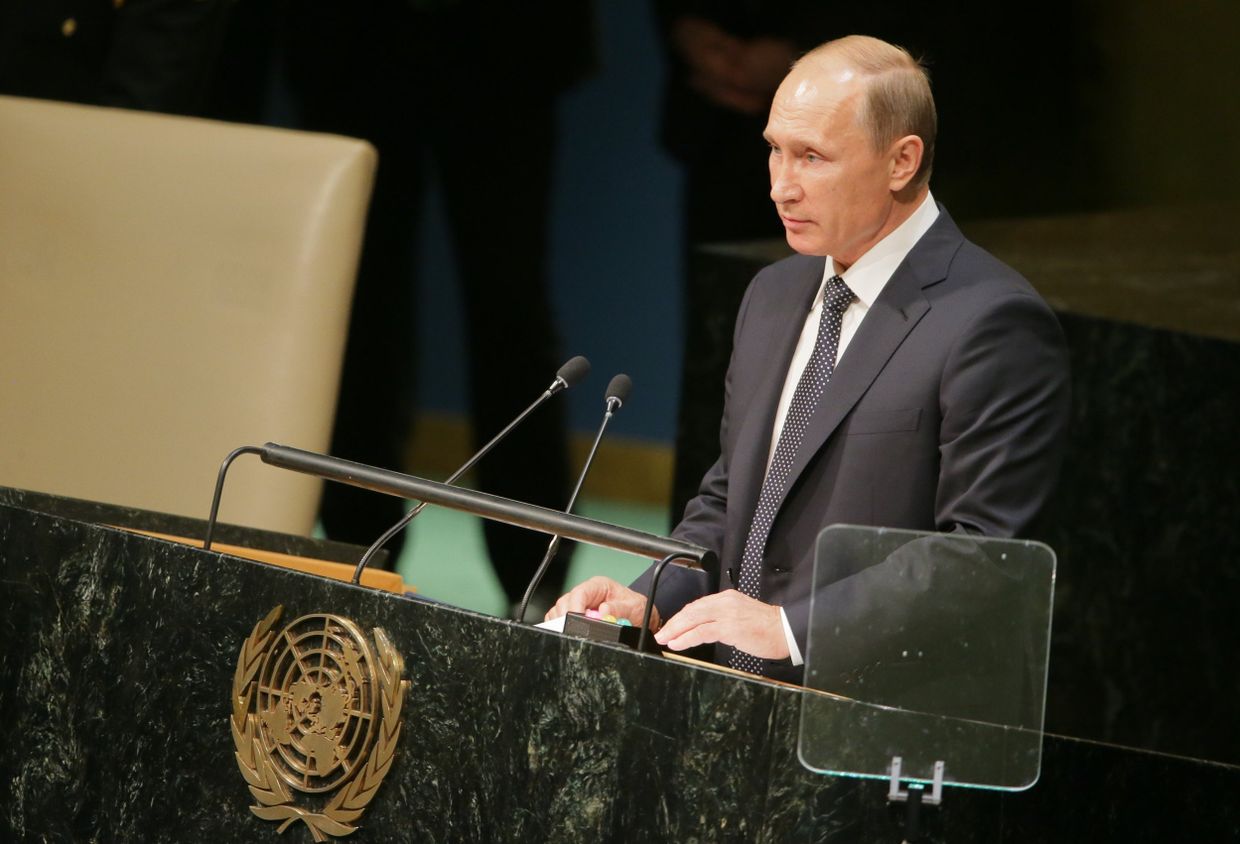 Президент РФ В.Путин принимает участие в 70-й сессии Генеральной Ассамблеи ООН