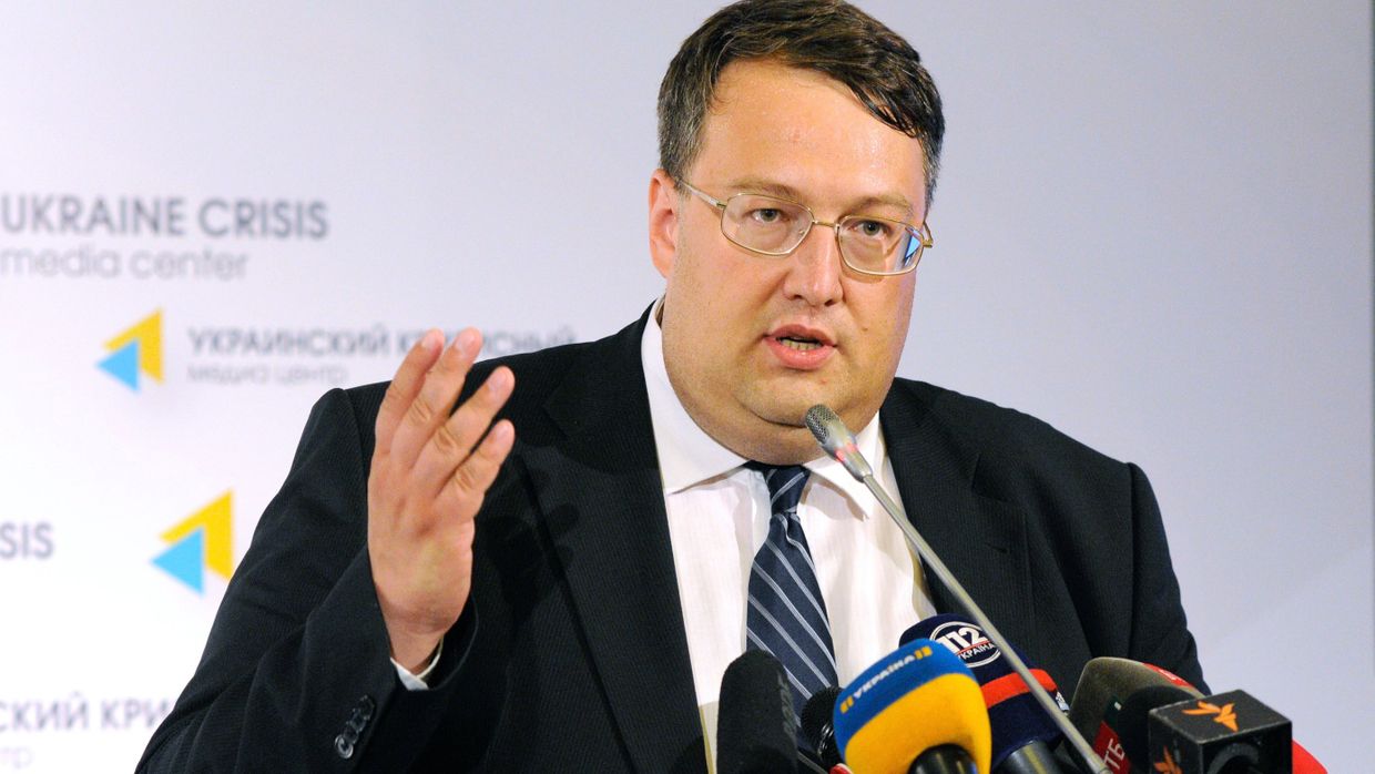 Брифинг советника главы МВД Украины Антона Геращенко