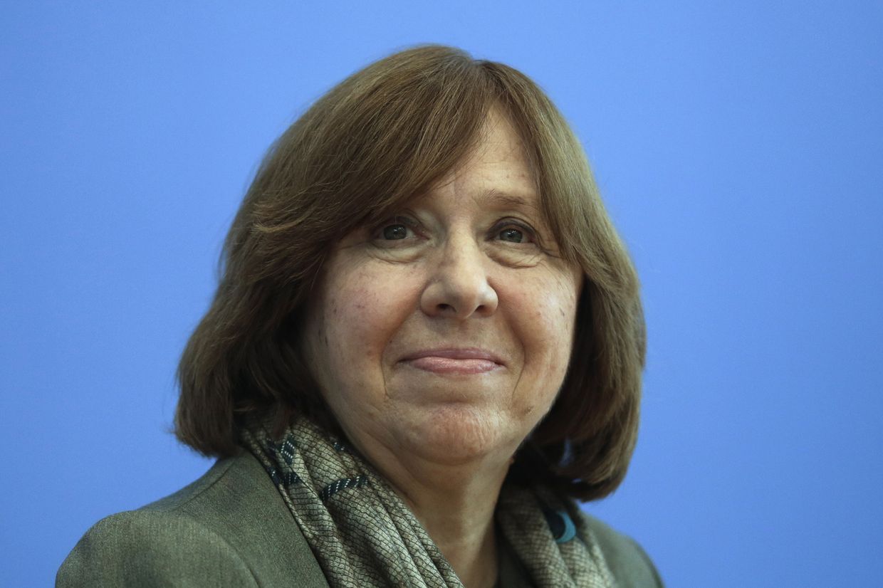 Белорусская писательница Светлана Алексиевич 