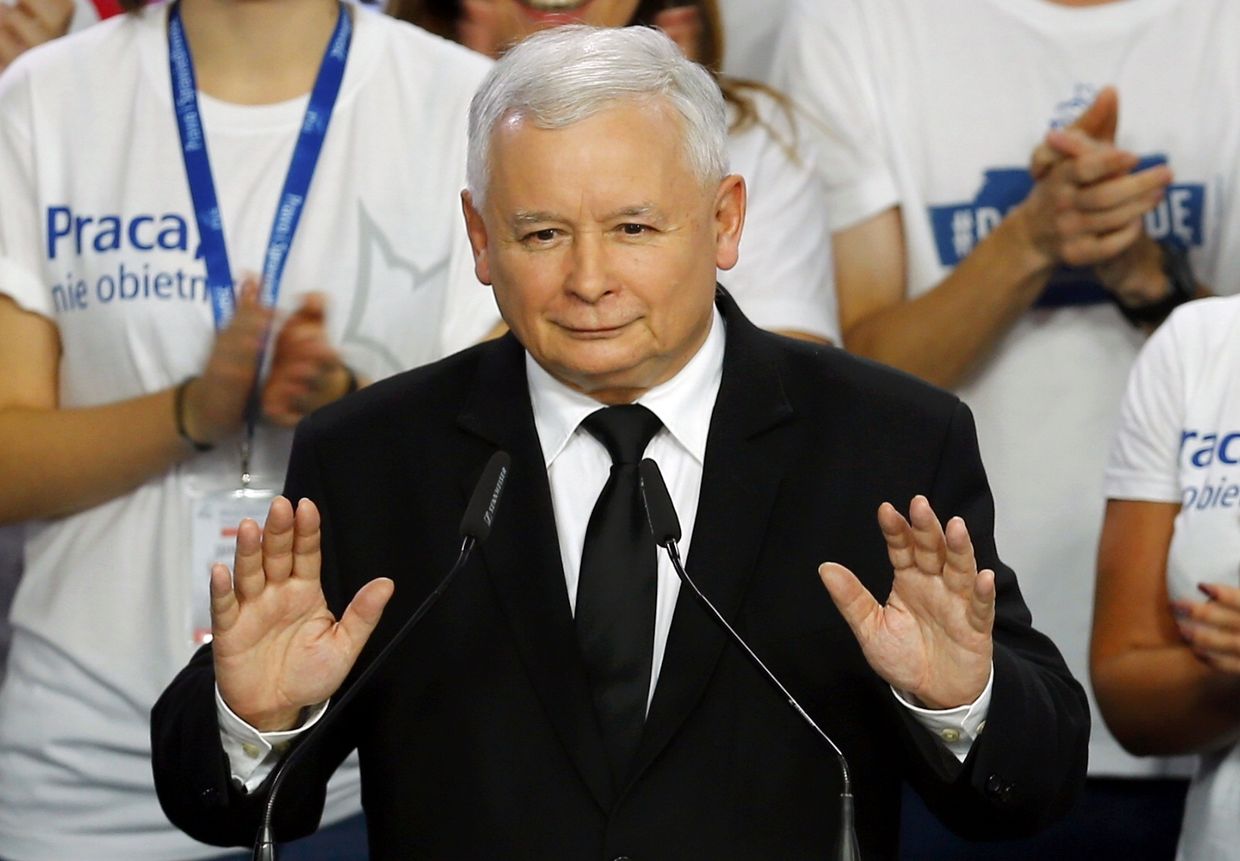 Лидер партии «Право и справедливость» Ярослав Качиньский