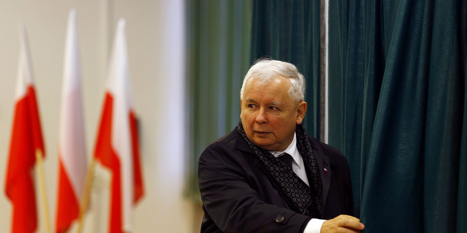 Лидер партии «Право и справедливость» Ярослав Качиньский голосует на парламентских выборах  - ИноСМИ, 1920, 16.10.2023