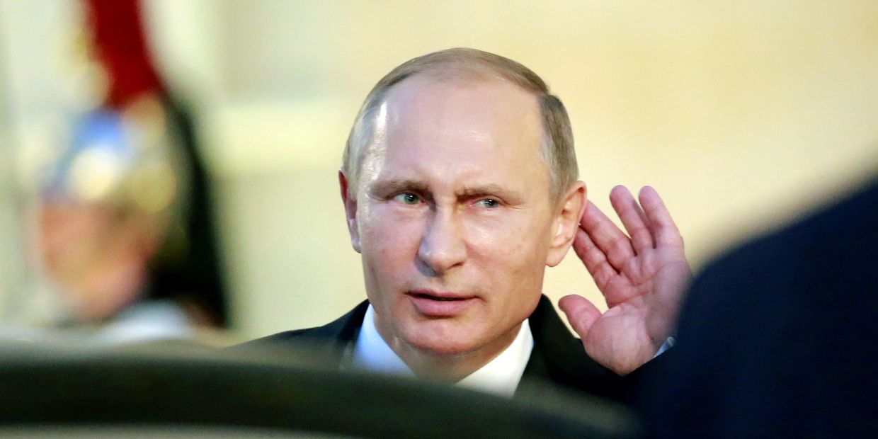 Владимир Путин после встречи «нормандской четверки» в Париже