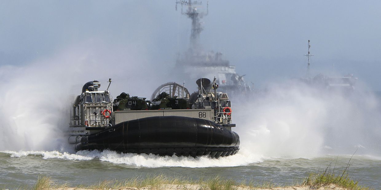 Учения NATO Baltops 2015 в Балтийском море в районе польского города Устка