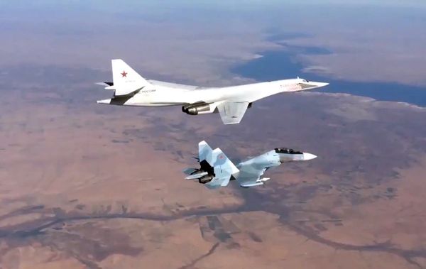 Боевые вылеты Дальней авиации ВВС РФ по объектам террористов в Сирии