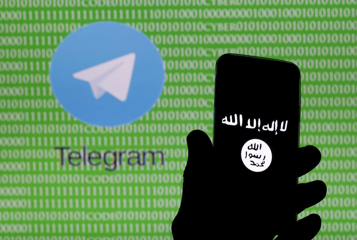 Символика Telegram и «Исламского государства»