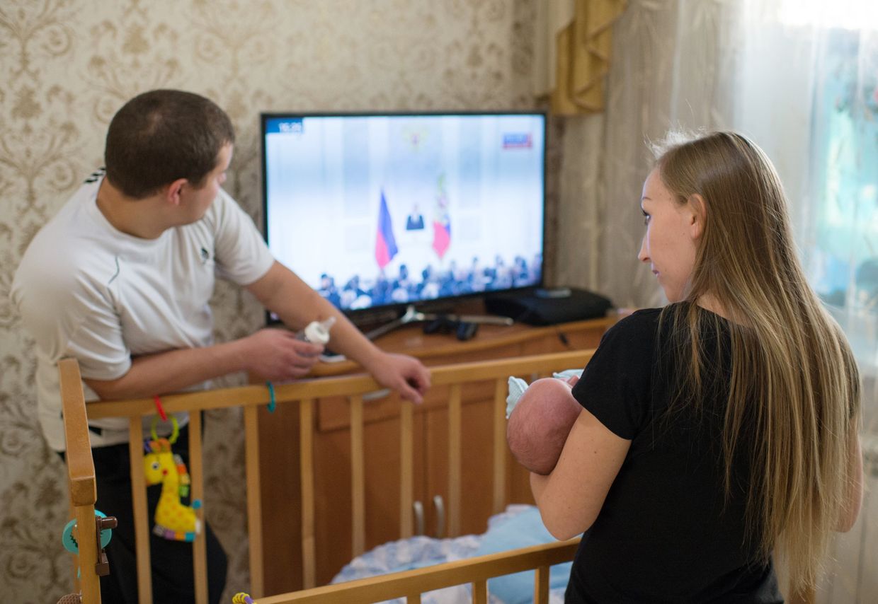 Трансляция послания президента РФ В.Путина к Федеральному Собранию