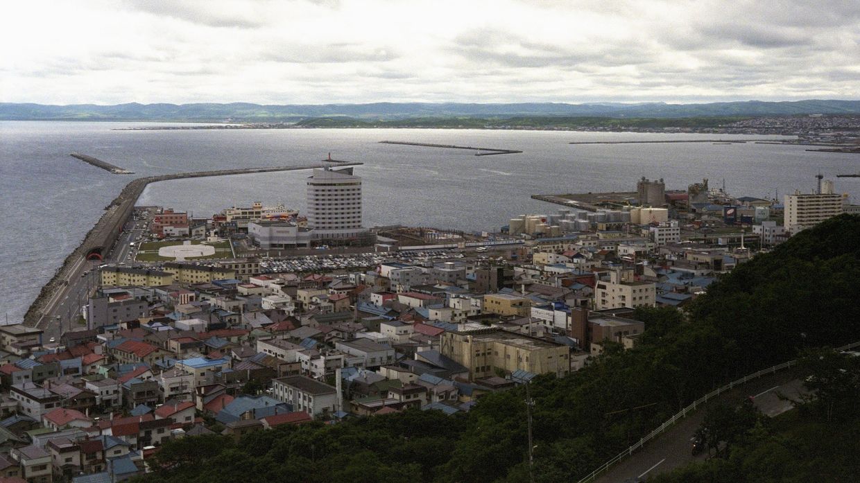 Порт города Вакканай