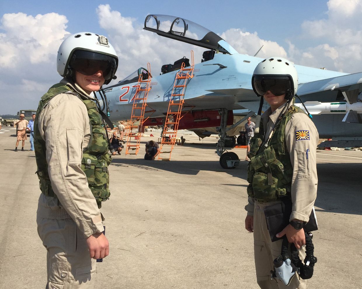 Российская боевая авиагруппа на аэродроме Хмеймим в Сирии Российская боевая авиагруппа на аэродроме Хмеймим в Сирии