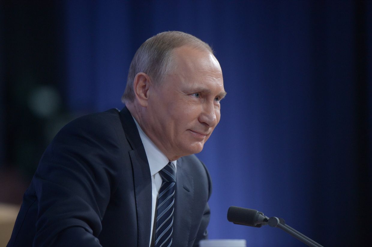 Одиннадцатая ежегодная большая пресс-конференция президента России Владимира Путина