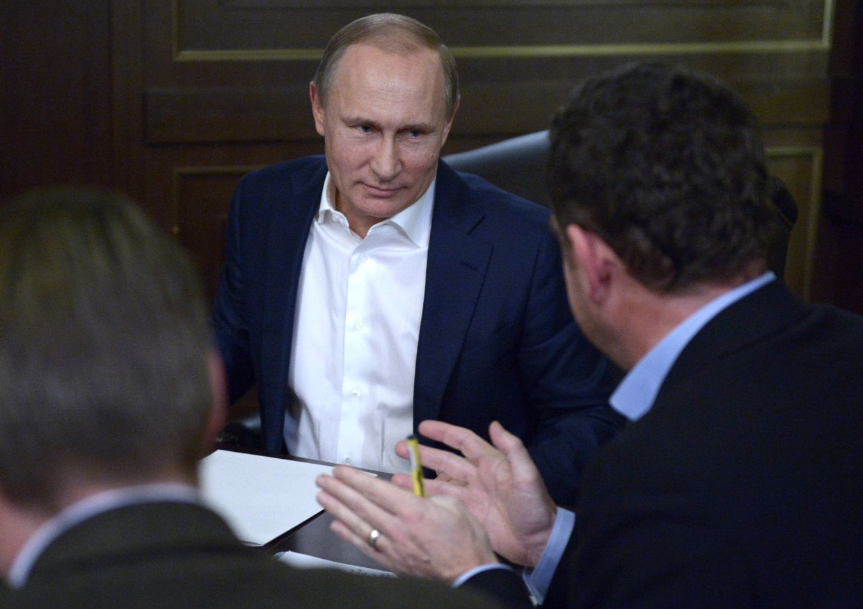 Владимир Путин дает интервью немецкому изданию Bild
