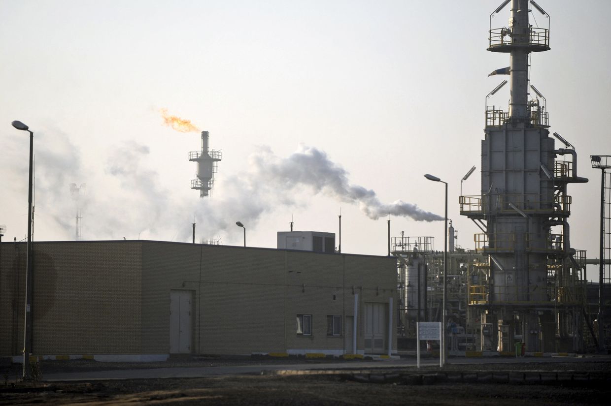Предприятие по обработке и хранению газа в городе Ком, Иран