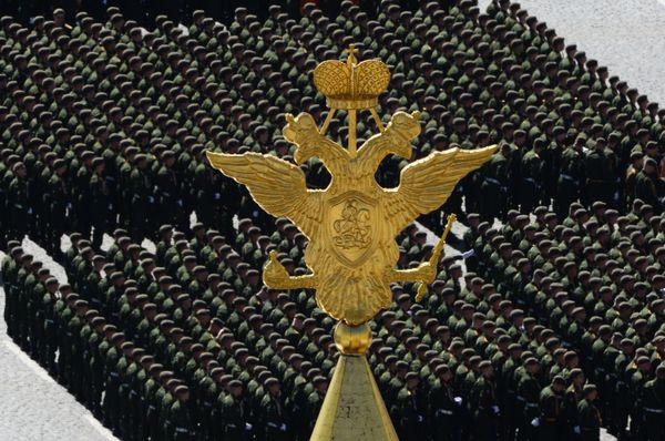 Генеральная репетиция военного парада в ознаменование 70-летия Победы в Великой Отечественной войне 1941-1945 годов
