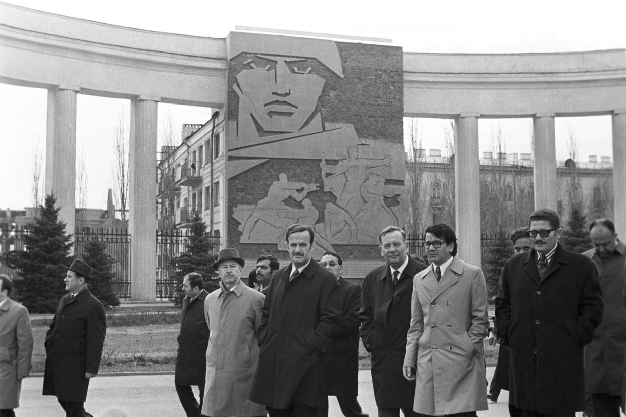 Президент Сирийской Арабской Республики Хафез Асад в Волгограде
