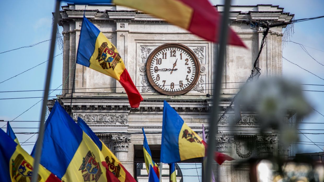 Акция протеста в Молдавии