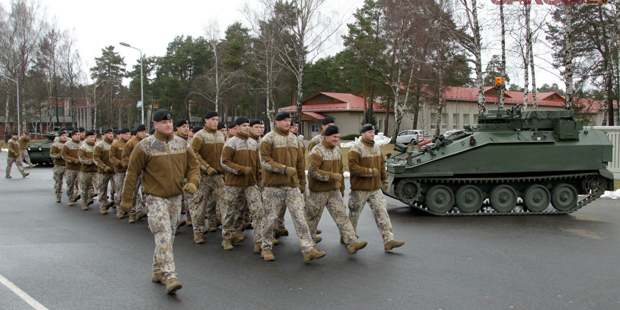 Боевая подготовка на базе Адажи, Латвия