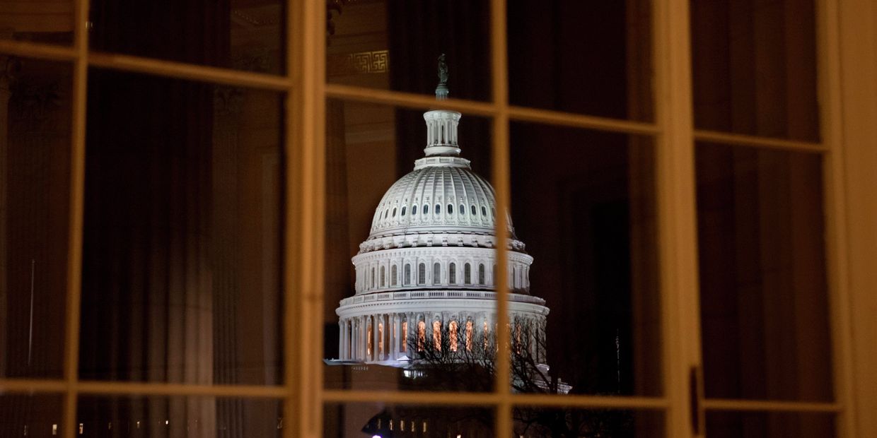 Здание Конгресса США в Вашингтоне
