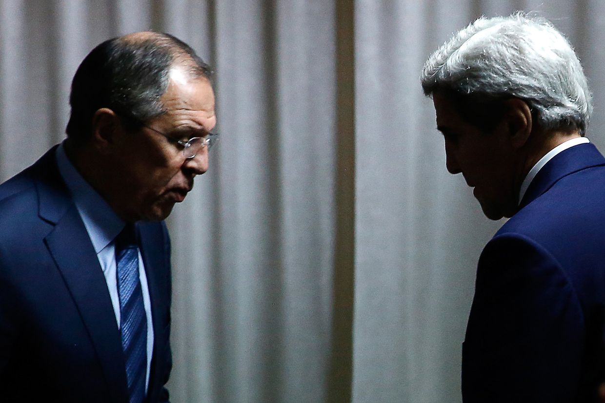 Госсекретарь США Джон Керри и глава МИД РФ Сергей Лавров