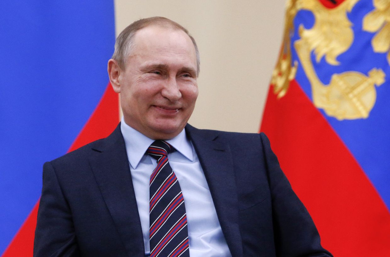 Владимир Путин на встрече с представителями бизнеса в резиденции в Ново-Огарево