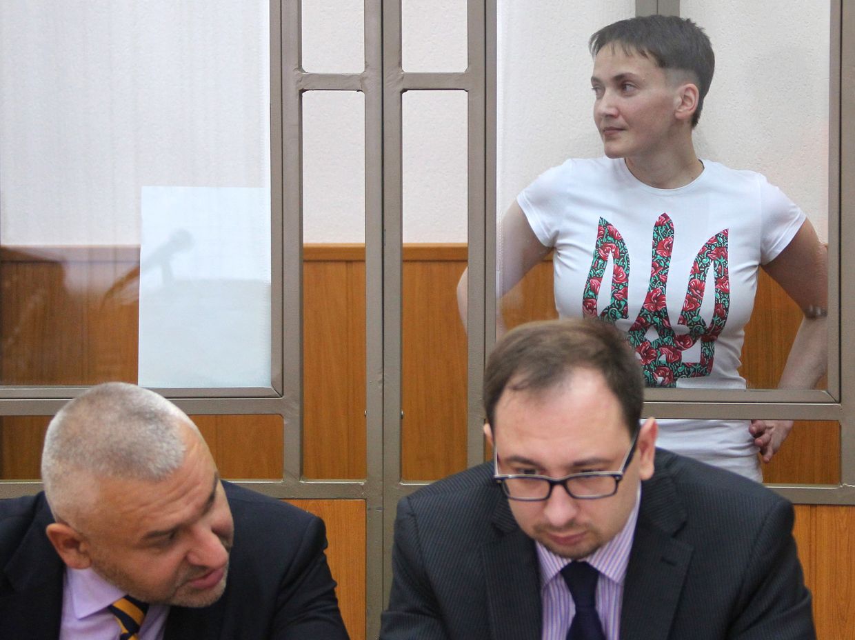 Заседание суда по делу Надежды Савченко