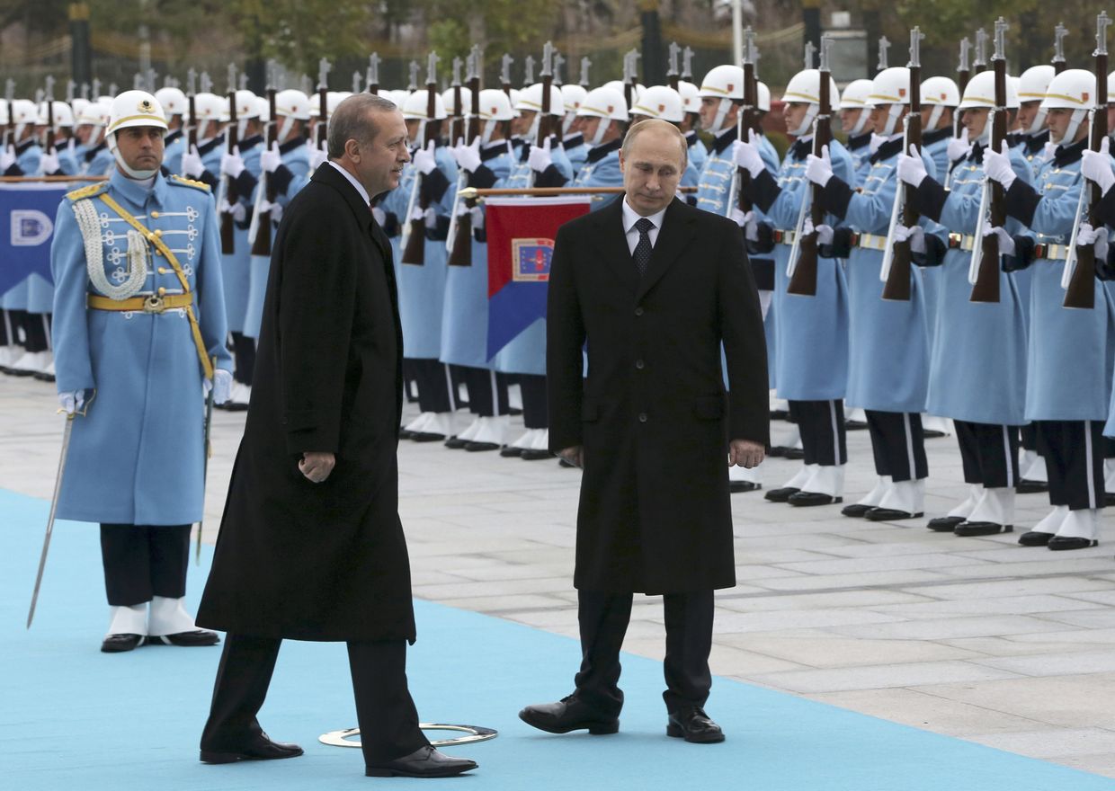 Встреча Владимира Путина и Реджепа Тайипа Эрдогана