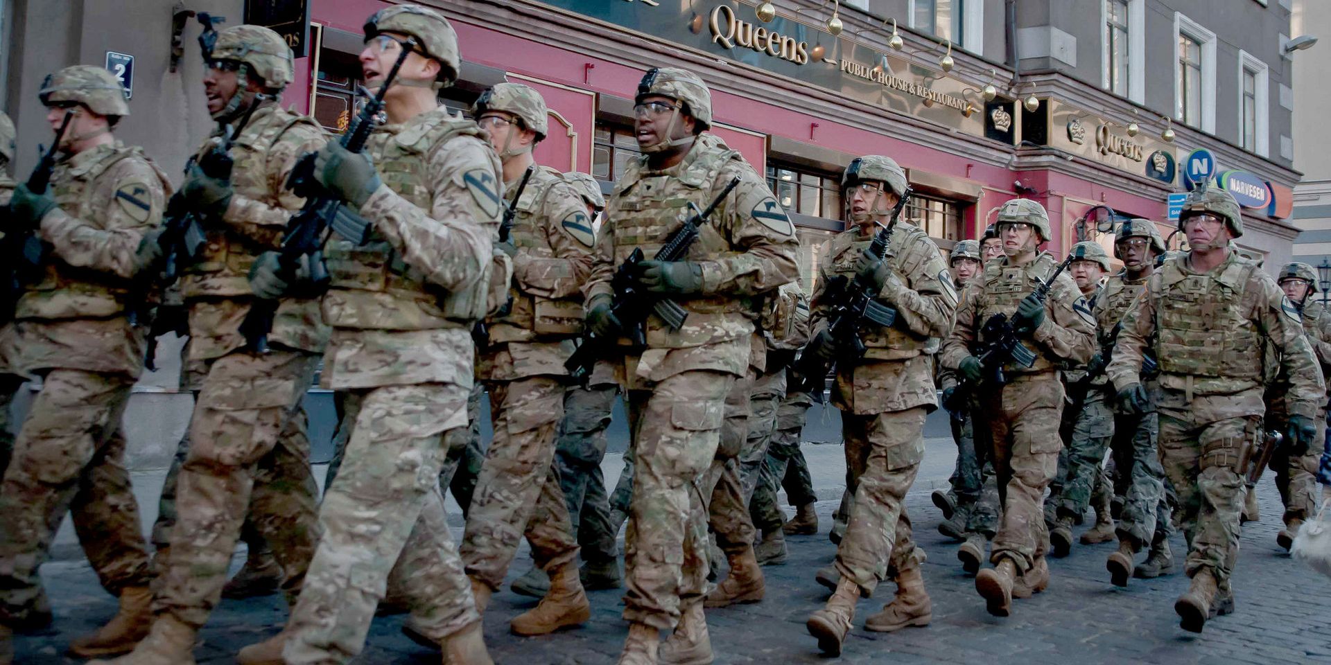 Солдаты США на улице Риги - ИноСМИ, 1920, 10.04.2026