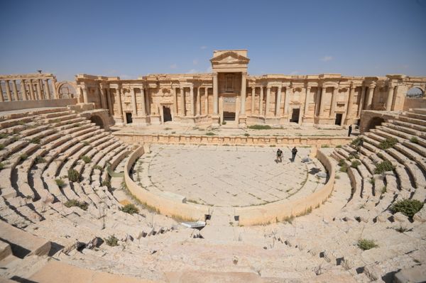 Разрушенная историческая часть Пальмиры