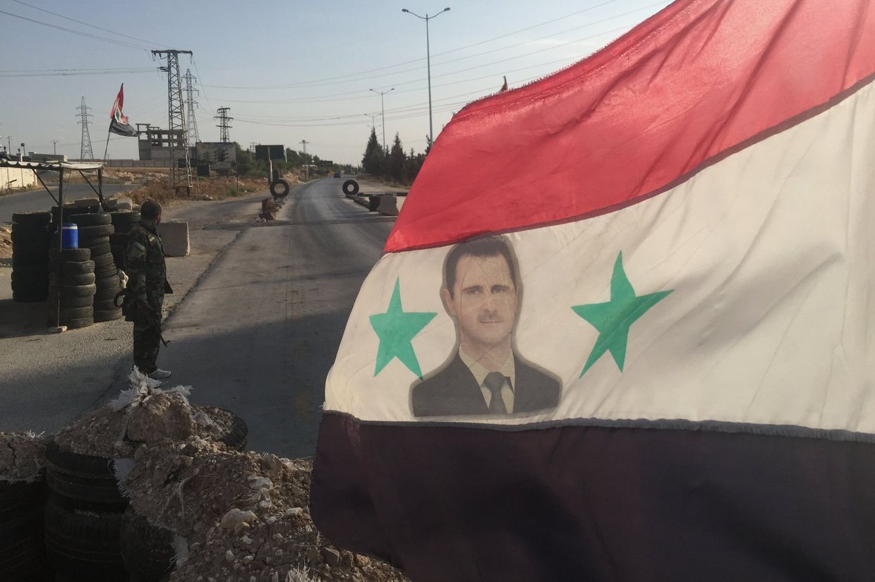 Военнослужащий сирийской армии в провинции Хама