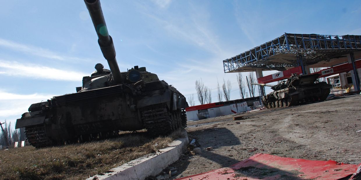 Восстановительные работы в Дебальцево