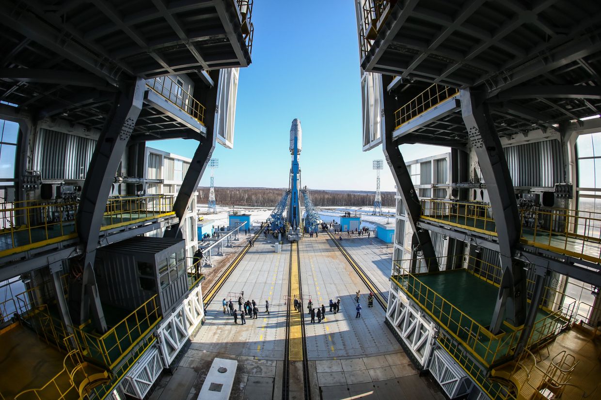 «Сухой вывоз» ракеты «Союз-2.1а» на космодроме «Восточный» в Амурской области