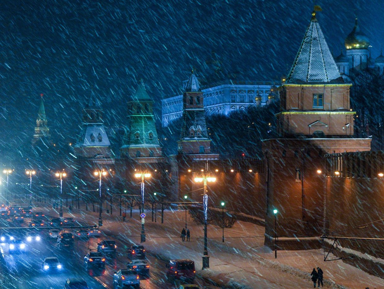 Вид на Московский Кремль