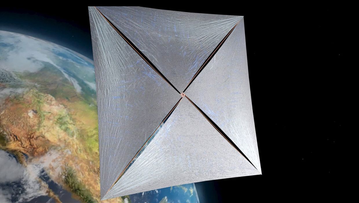 Иллюстрация идеи проекта Breakthrough Initiatives Starshot