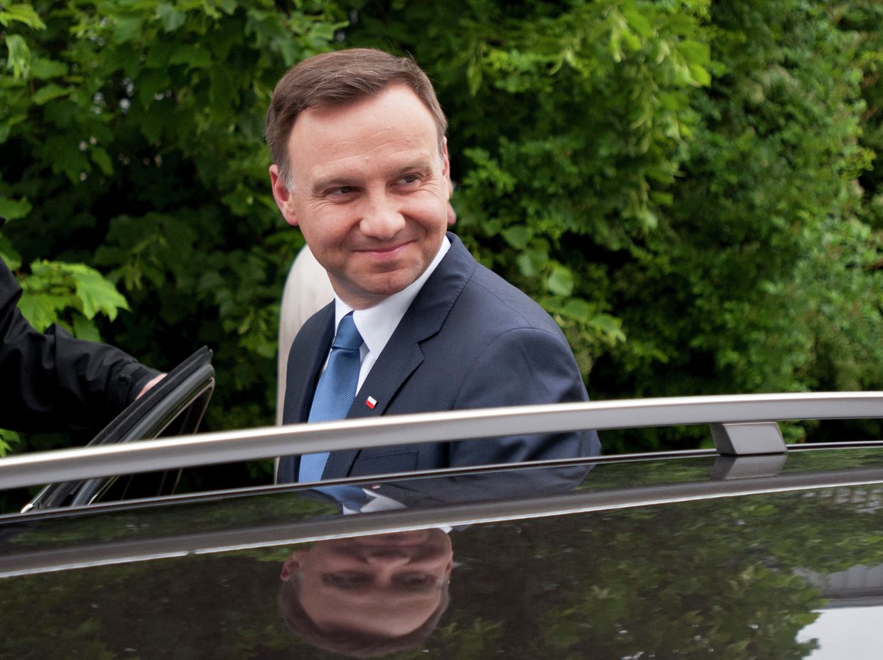 Лидирующий на президентских выборах в Польше Анджей Дуда Лидирующий на президентских выборах в Польше Анджей Дуда