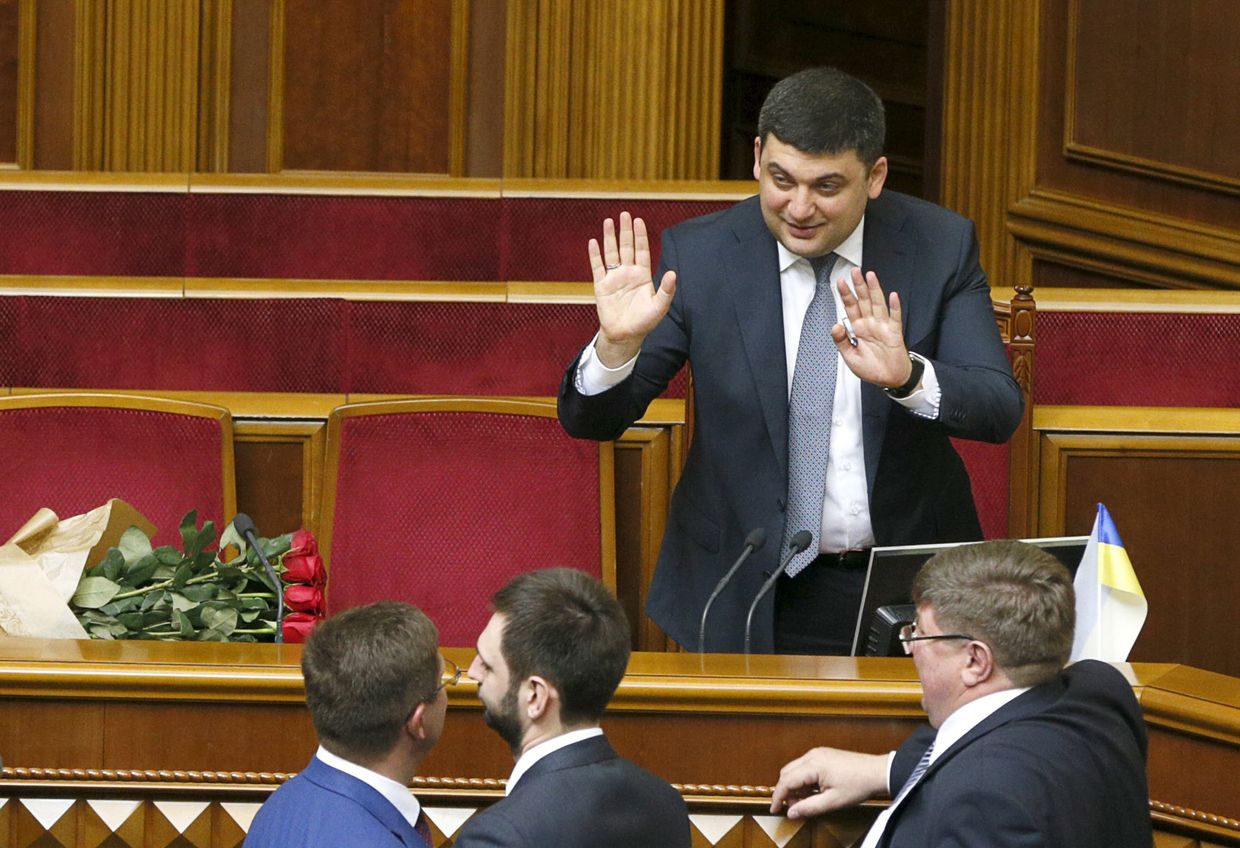 Новый премьер-министр Украины Владимир Гройсман