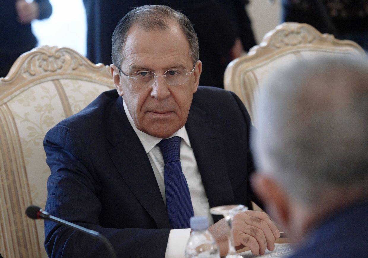 Министр иностранных дел РФ Сергей Лавров и министр иностранных дел Республики Армения Эдвард Налбандян