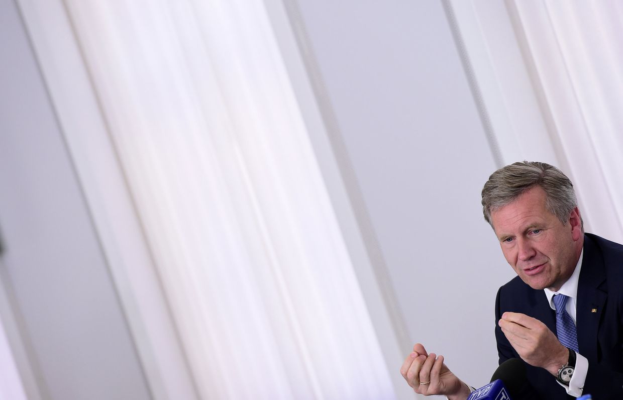 Бывший президент Германии Кристиан Вульф в Берлине