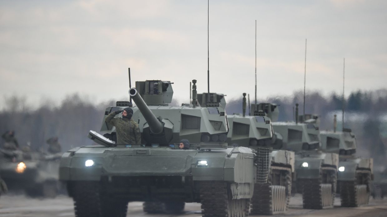 В Подмосковье начались тренировки перед военным парадом 9 мая