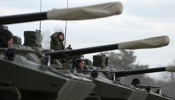 Боевая машина десанта БМД-4М на полигоне в Алабино