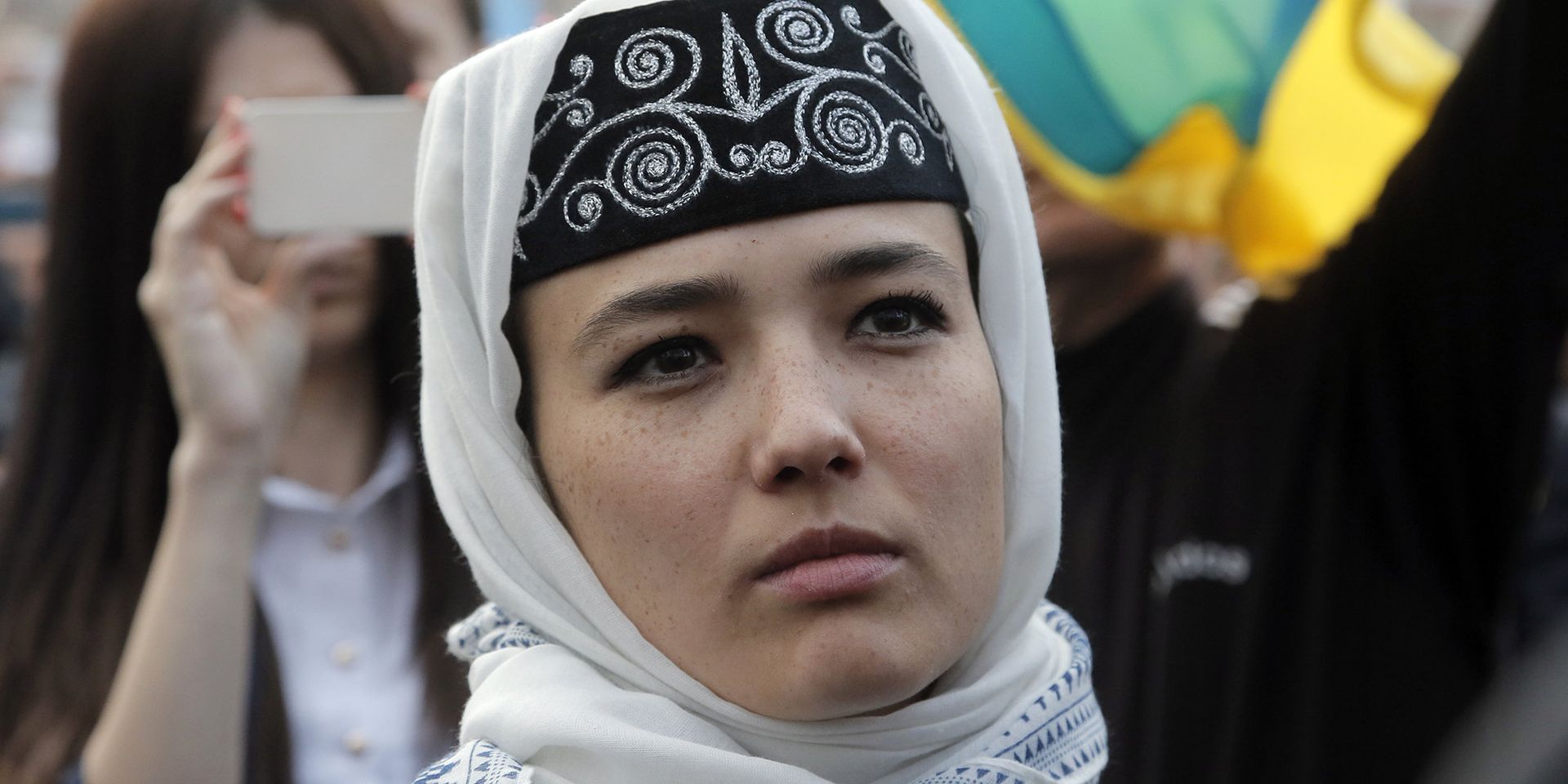 Крымские татары на акции памяти в центре Киева, посвященной 72-й годовщине депортации - ИноСМИ, 1920, 02.07.2021