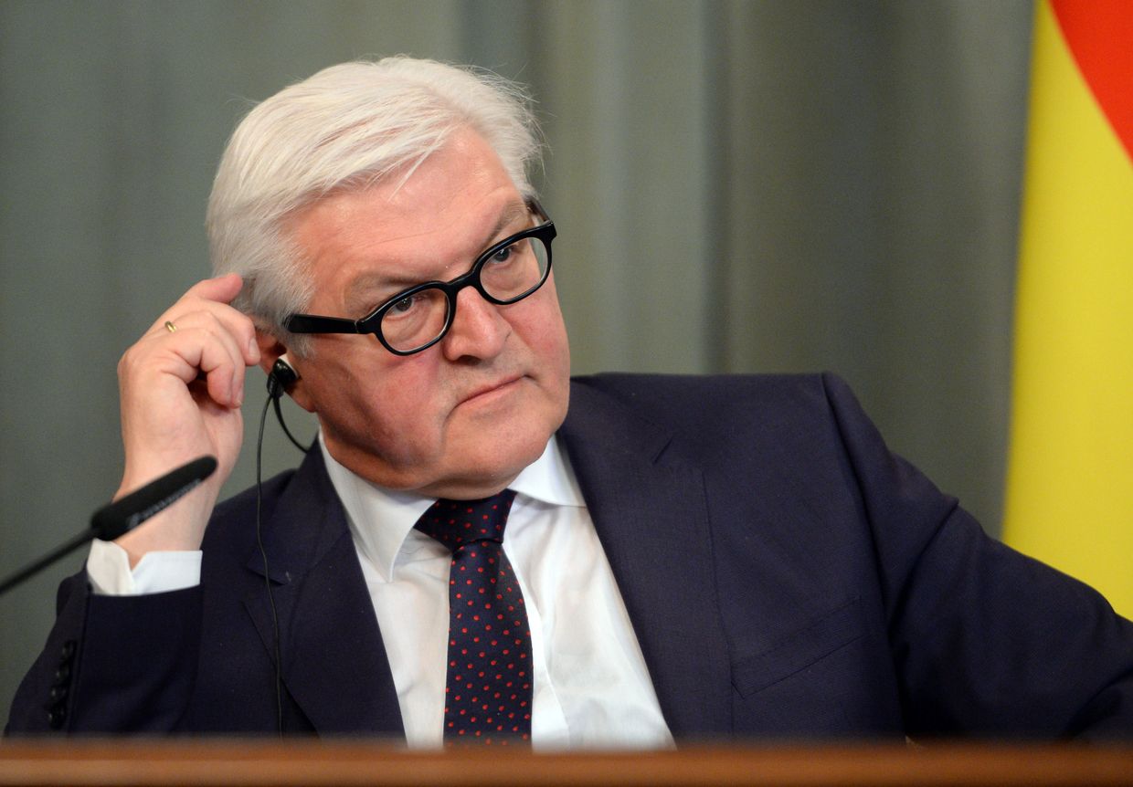 Министр иностранных дел России Германии Франк-Вальтер Штайнмайер