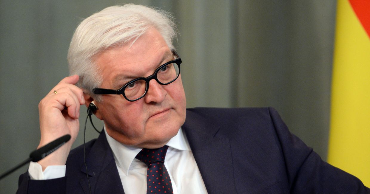 Министр иностранных дел России Германии Франк-Вальтер Штайнмайер