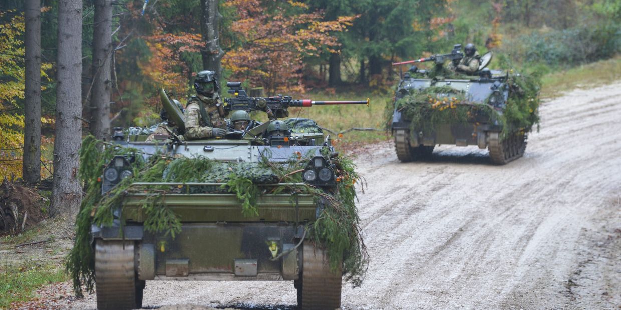 Датская военная техника во время военных учений Combined Resolve III Датская военная техника во время военных учений Combined Resolve III