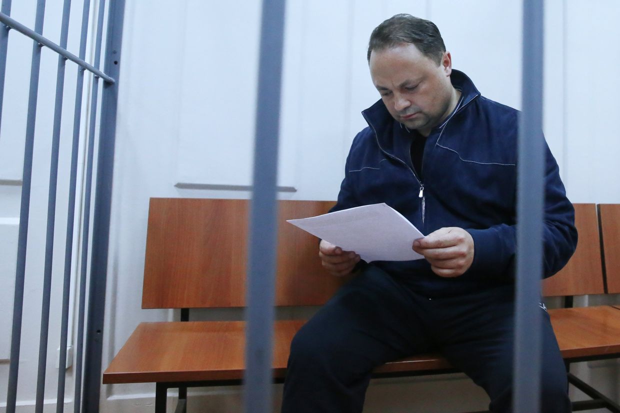 Мэр Владивостока Игорь Пушкарев в Басманном суде Москвы