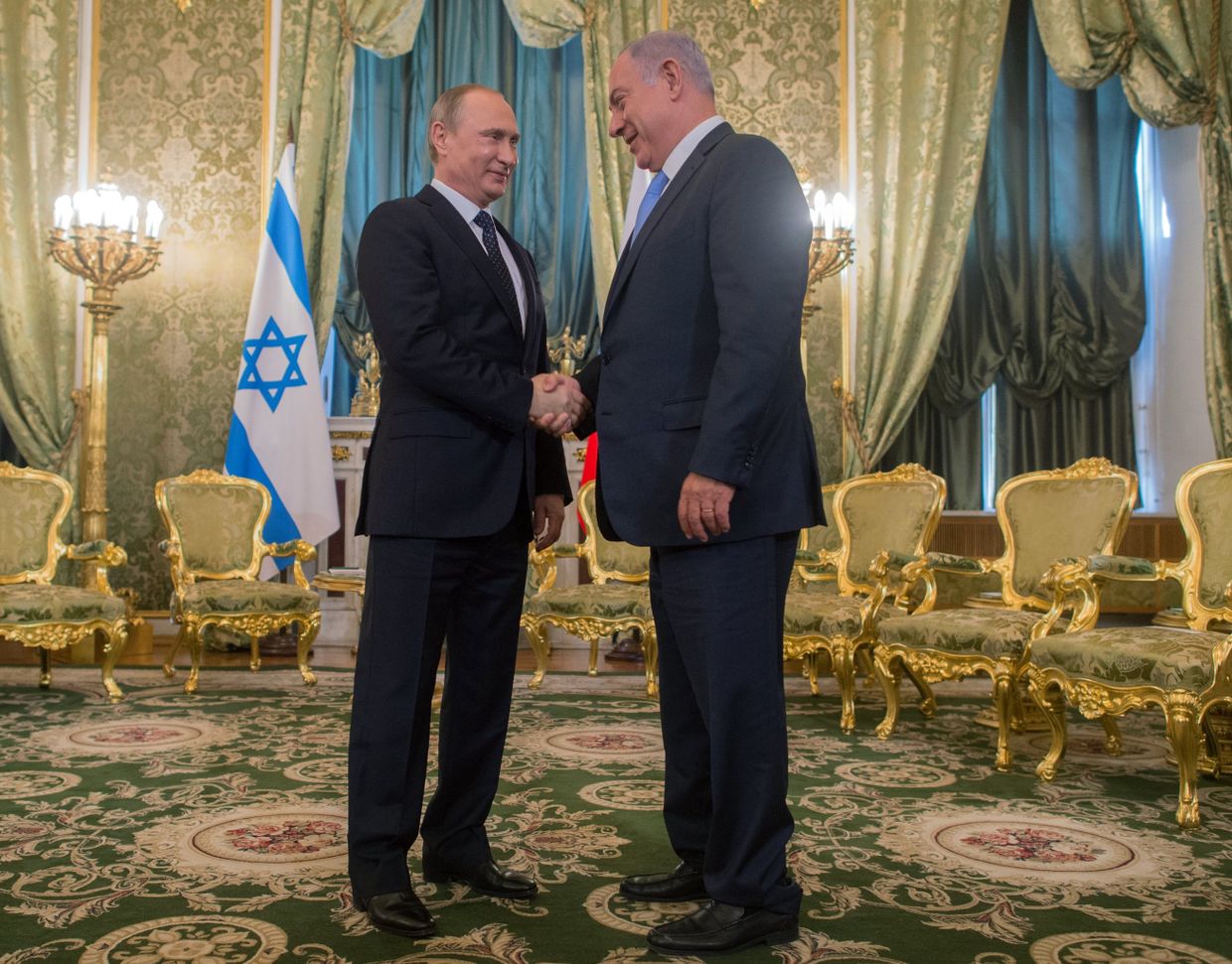 Встреча президента РФ Владимира Путина с премьер-министром Израиля Биньямином Нетаньяху