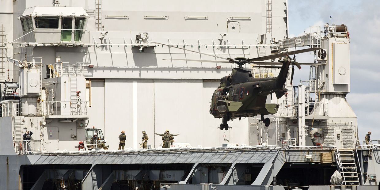 Военные силы Финляндии во время военный учений НАТО Baltops
